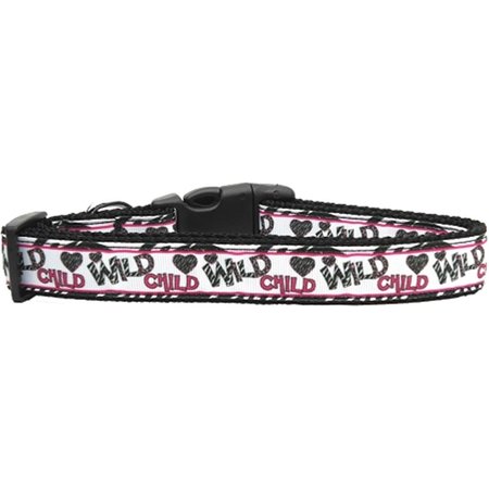 MIRAGE PET PRODUCTS Wild Child Nylon Dog CollarSmall 125-122 SM